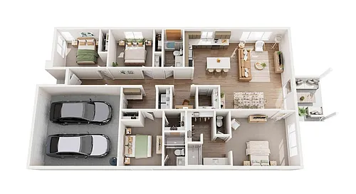 Floor plan 4 Bedroom