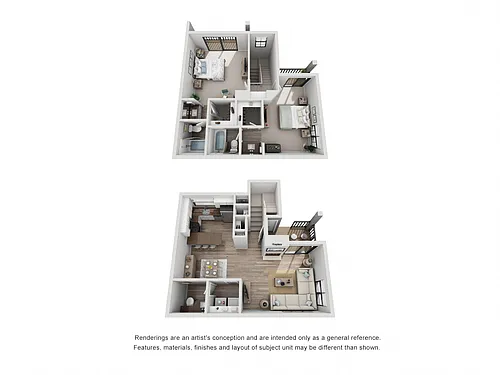 Floor plan Plan B and C