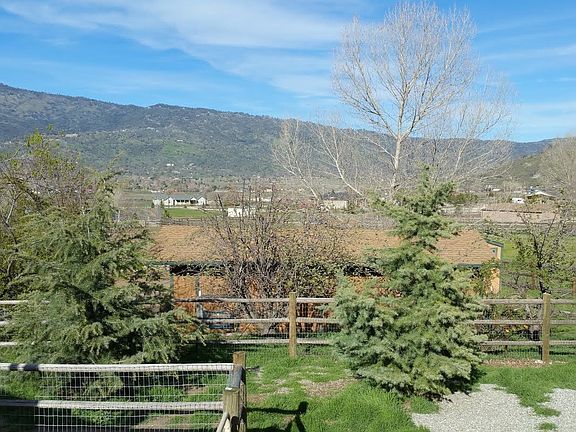 View from deck, over barn and pasture