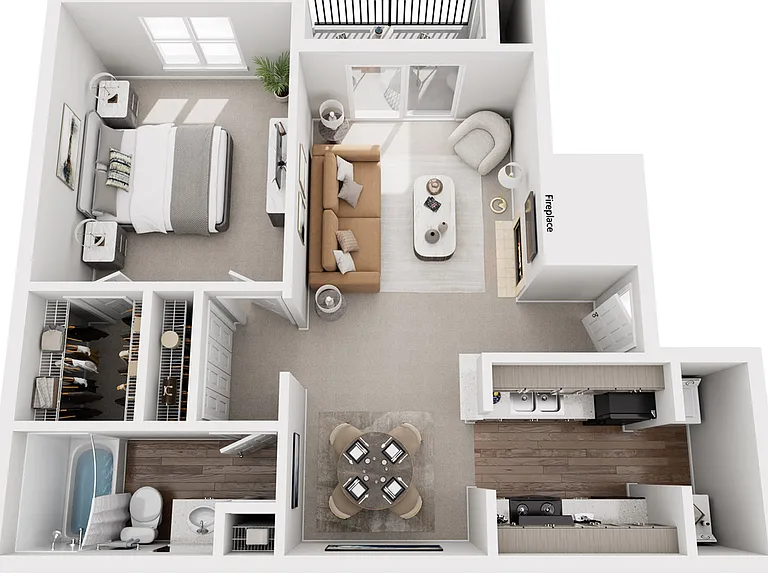 Dogwood | 1 Bed 1 Bath | Autumn Ridge Apartments in Raleigh Dogwood | 1 Bed 1 Bath | Autumn Ridge Apartments in Raleigh