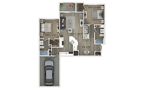 Floor plan B1G