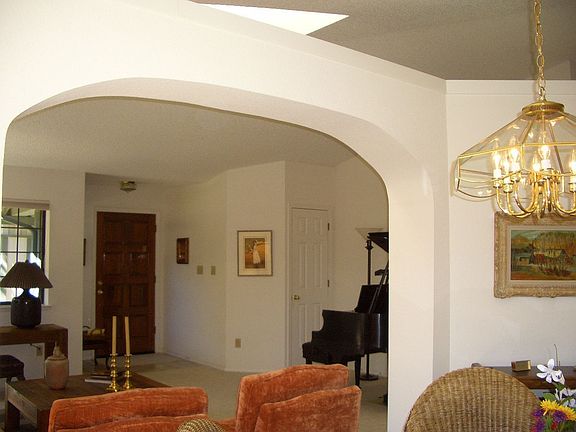 Living room from dining area