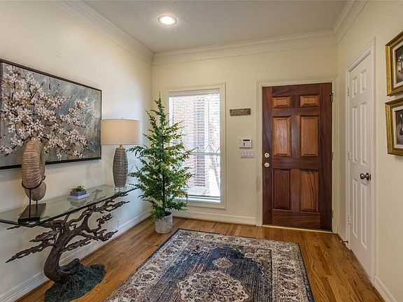 Wood floor entry way