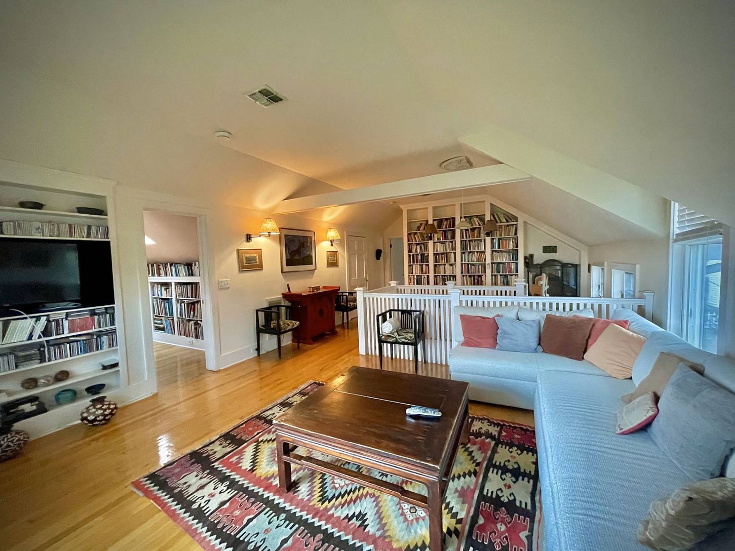 second floor tv area