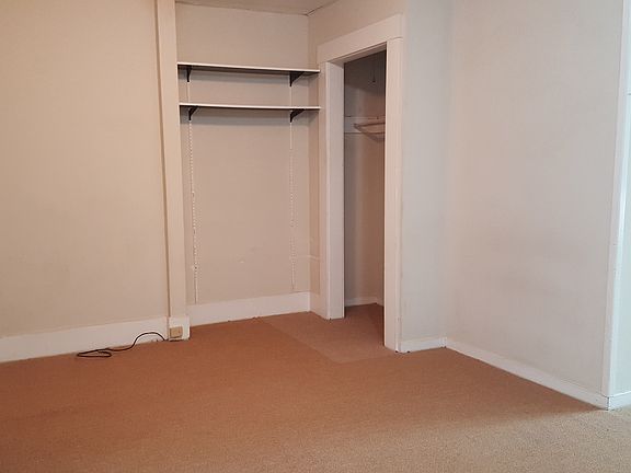 Closet space in bedroom