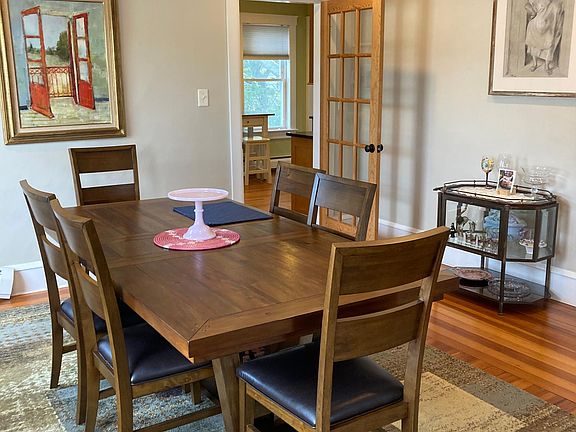 Dining room looking toward kitchen.