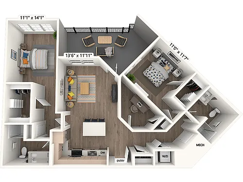 Floor plan BD-02-Scheme III