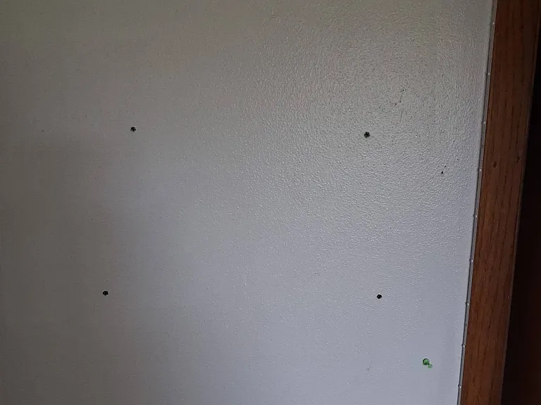 Holes in bedroom