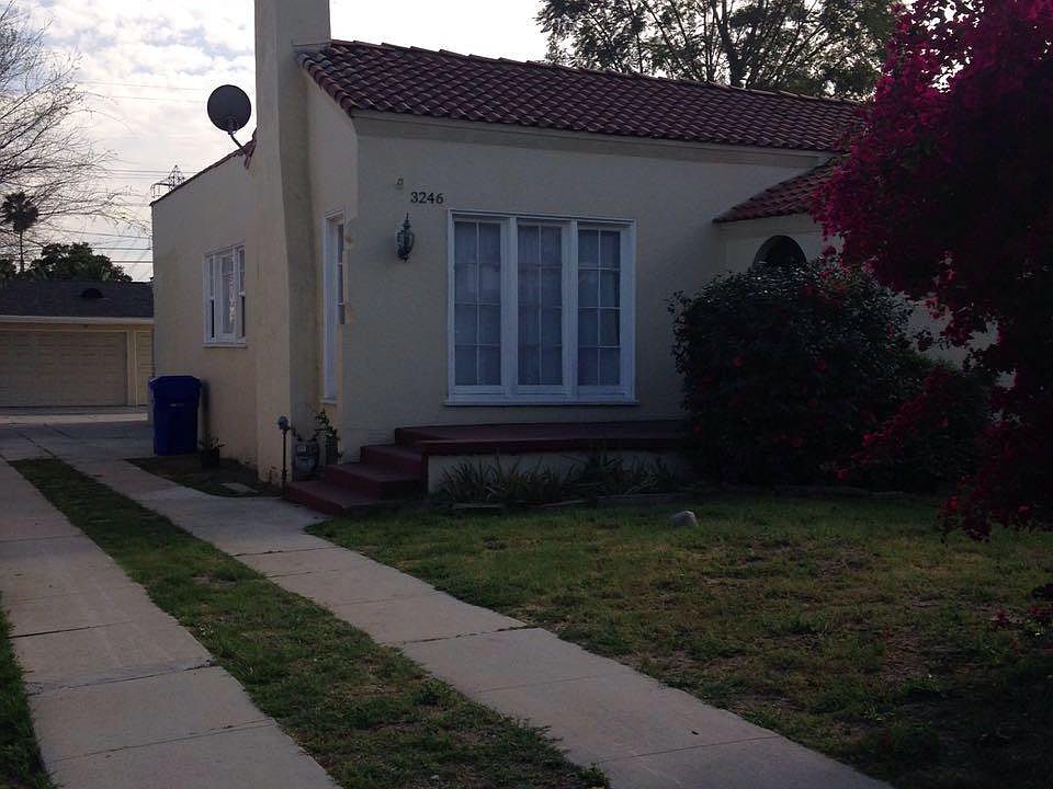 front of the house