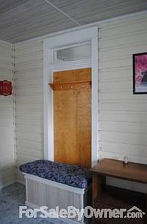 built in hall tree with storage