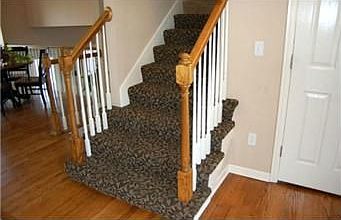 Entry Stairs to Bedroom Levels.