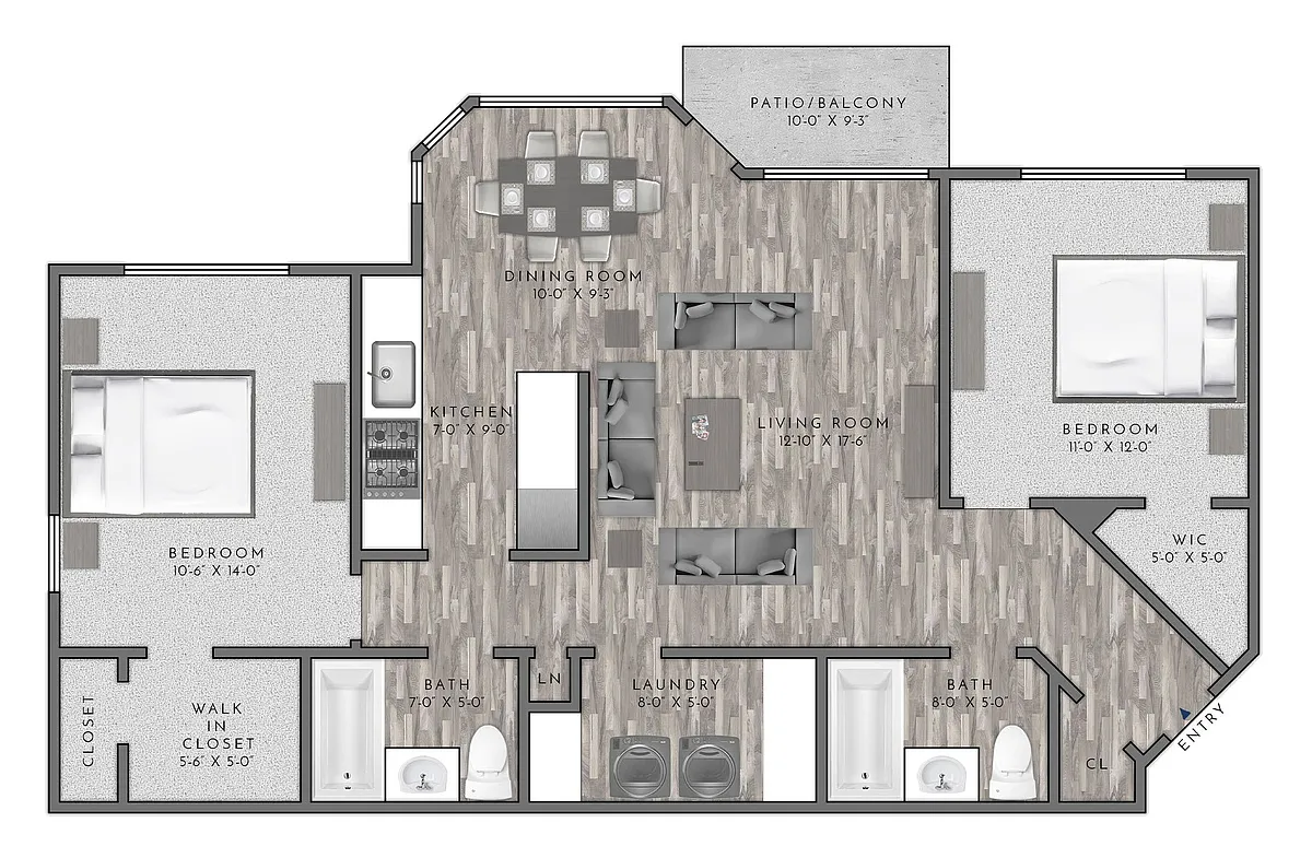 Floor plan B3