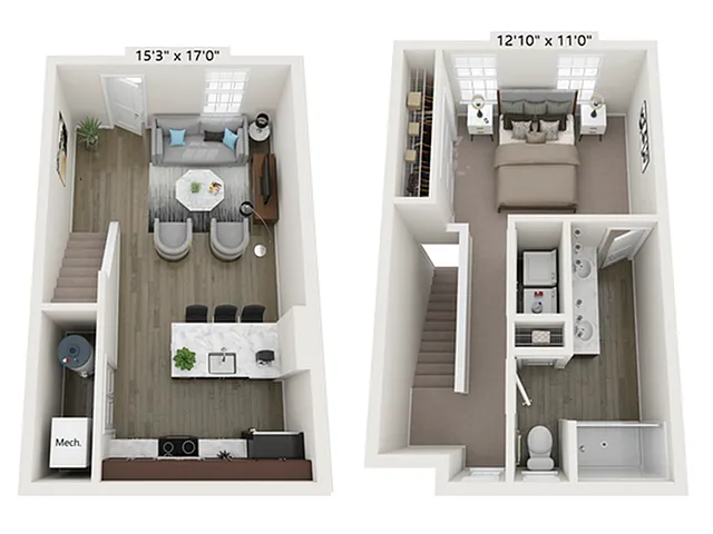 Floor plan Trevor Townhome C