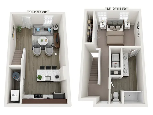 Floor plan Trevor Townhome C