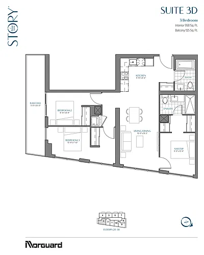 Floor plan 3 Bedroom, 2 Bathroom 3 Bed 2 Bath 6