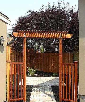 New Redwood Fencing/Trellis