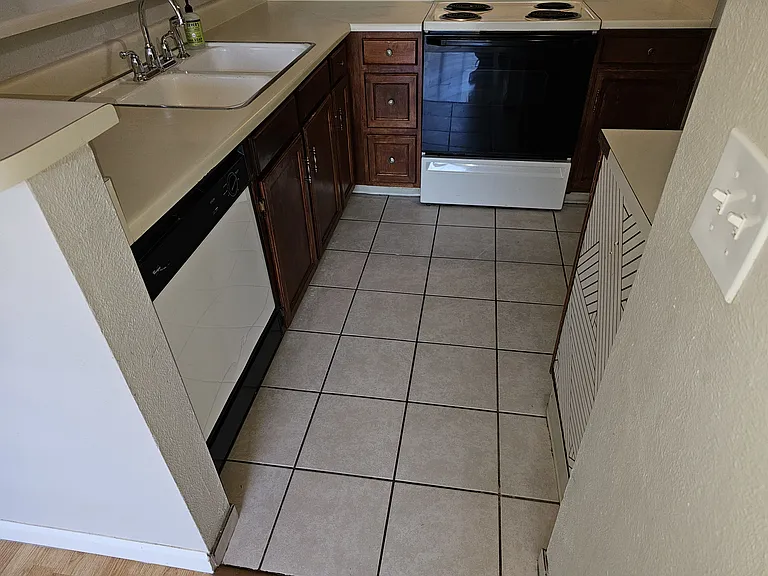 Updated tile flooring