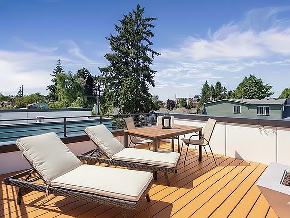 Large roof deck