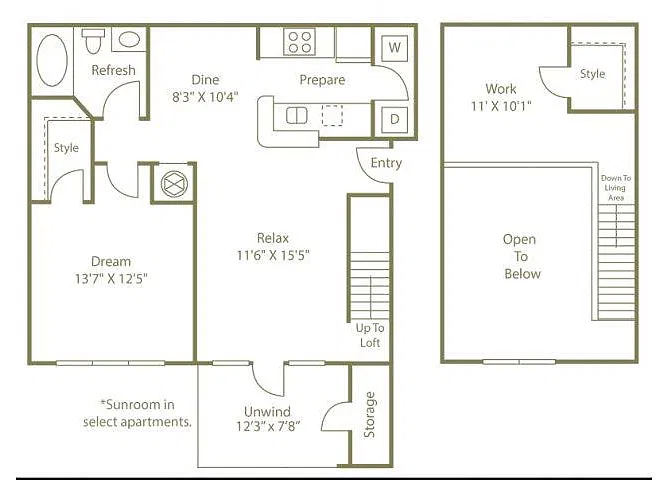 Floor plan THE OCONEE