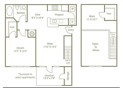 Floor plan THE OCONEE