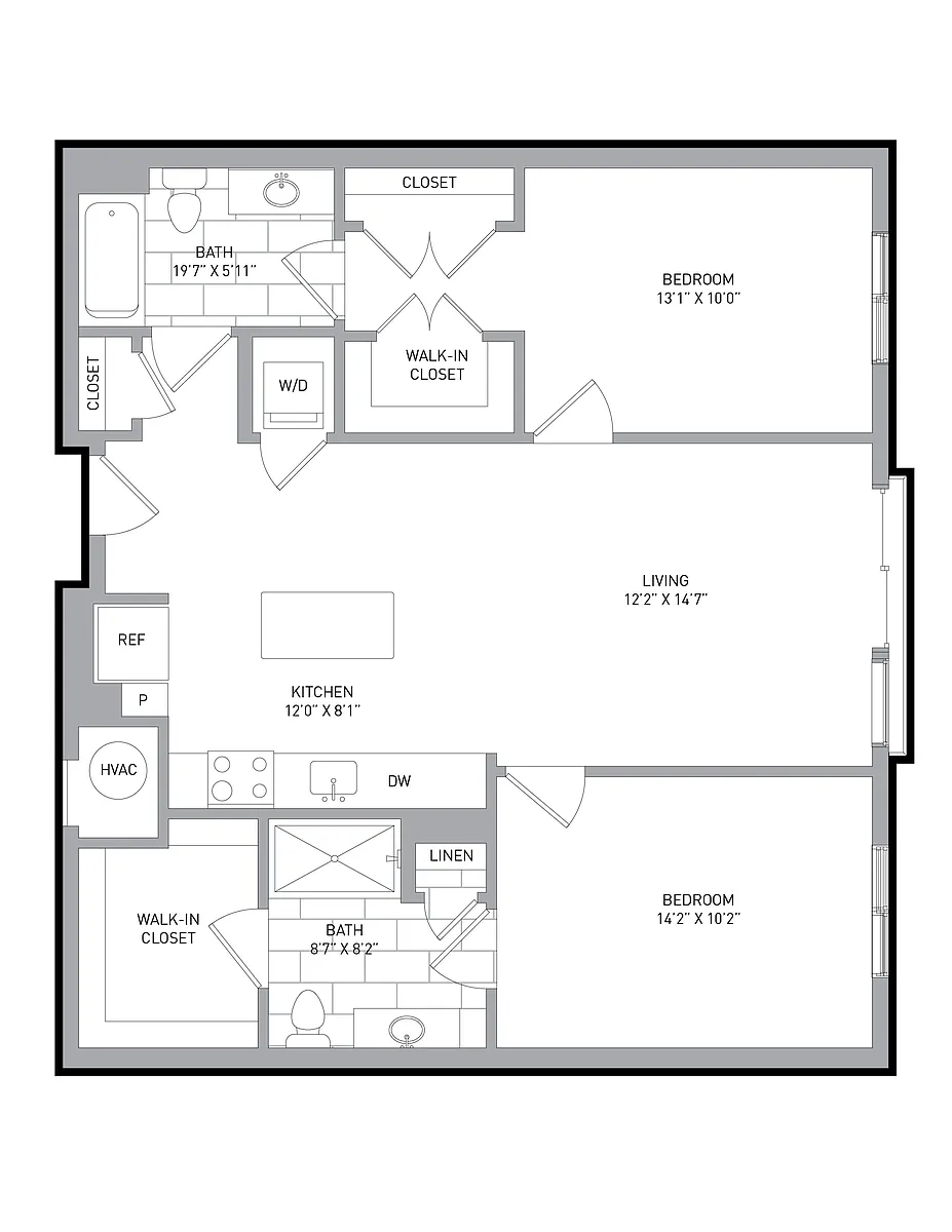 Floor plan B3
