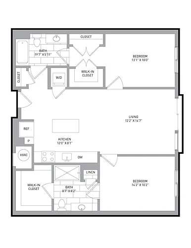 Floor plan B3