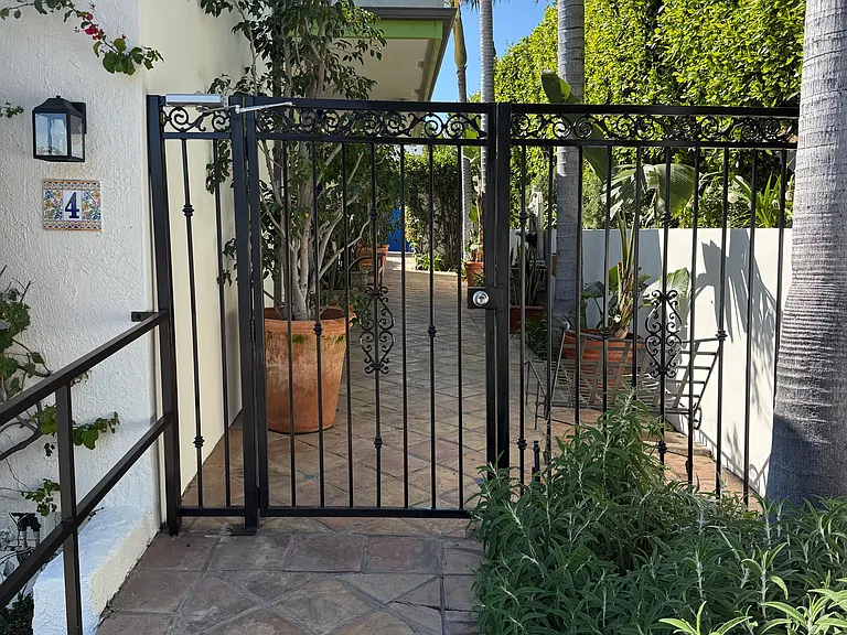 Entrance patio
