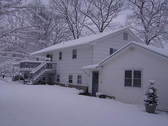 Garage and back of house