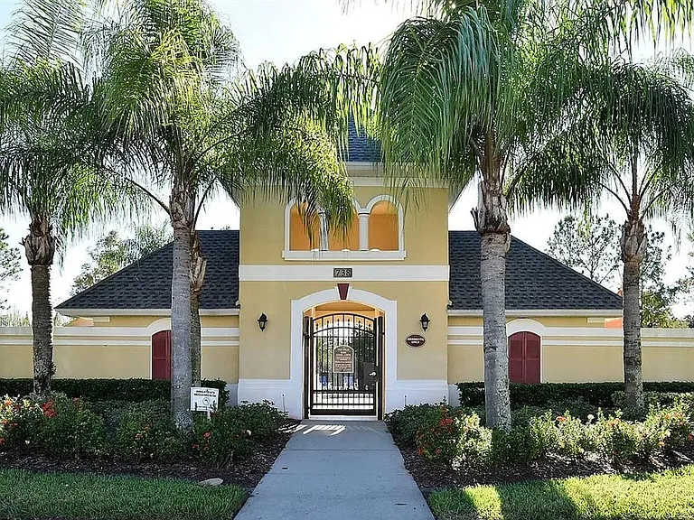 Community Pool Entrance