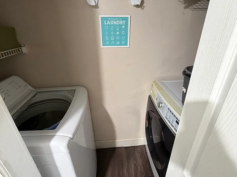 Laundry in unit
