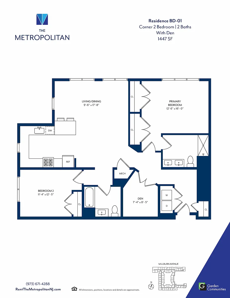 Floor plan $4.24/sq.ft. - BD-01