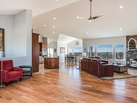 View from Entry of Great Room, Kitchen, Eating Space/Dining Room and Entry Flex Space