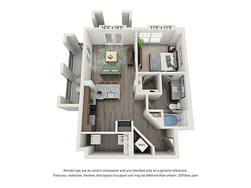 Floor plan The Rigger