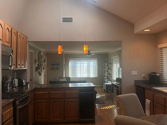 High Ceilings & Sky light in Kitchen