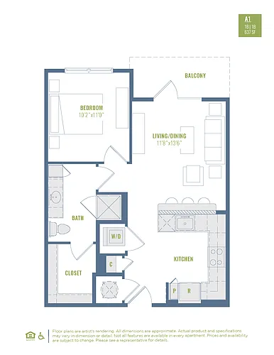 Floor plan A1j