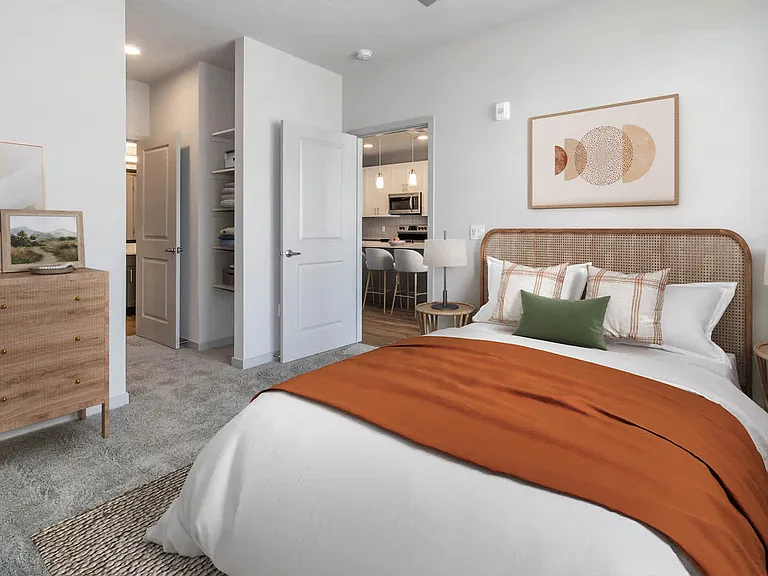Carpeted Bedroom