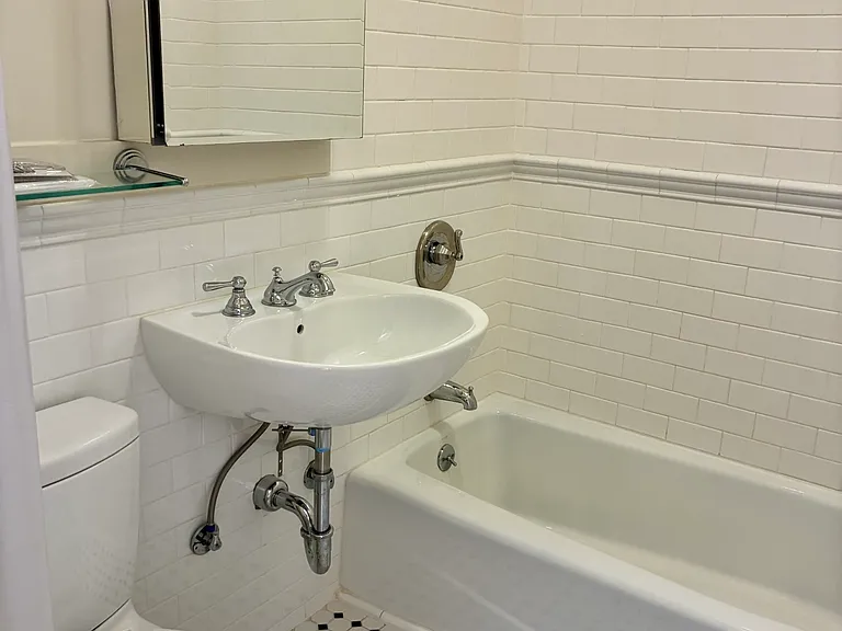 Remodeled tile bathroom