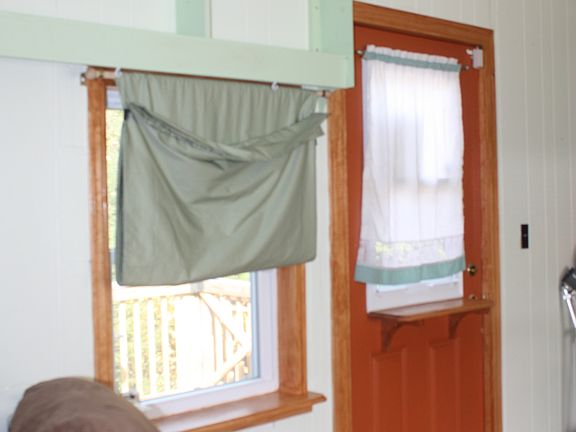 front door with new window