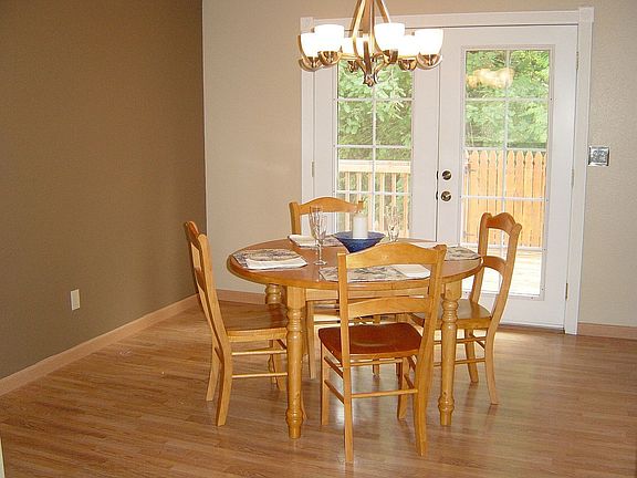 A great gathering space with a spectacular party size deck just outside.