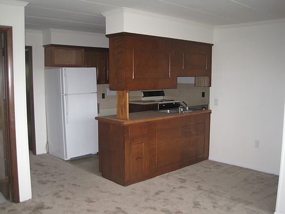 Dining area and kitchen