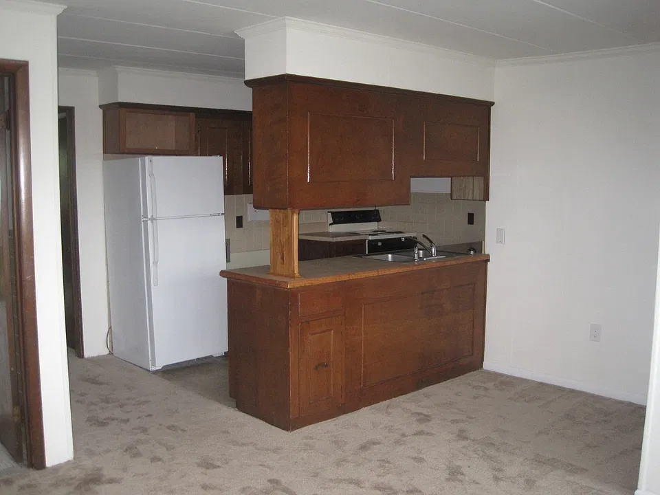 Dining area and kitchen