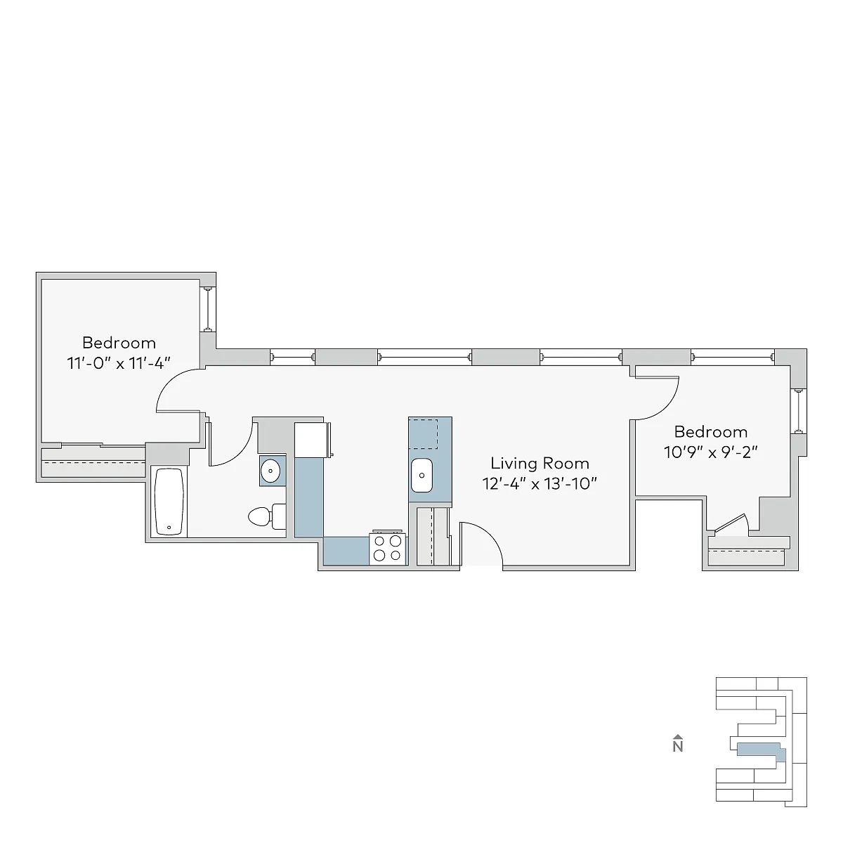 Floor plan amb2T14c
