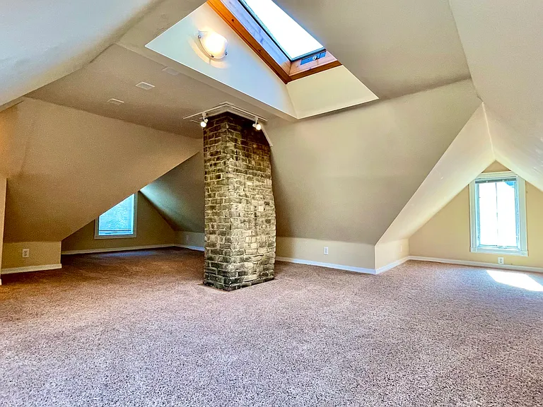 Finished attic space