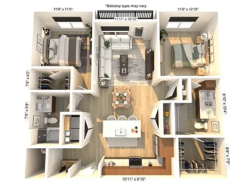 Floor plan B1