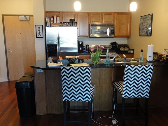 Kitchen viewed from living room