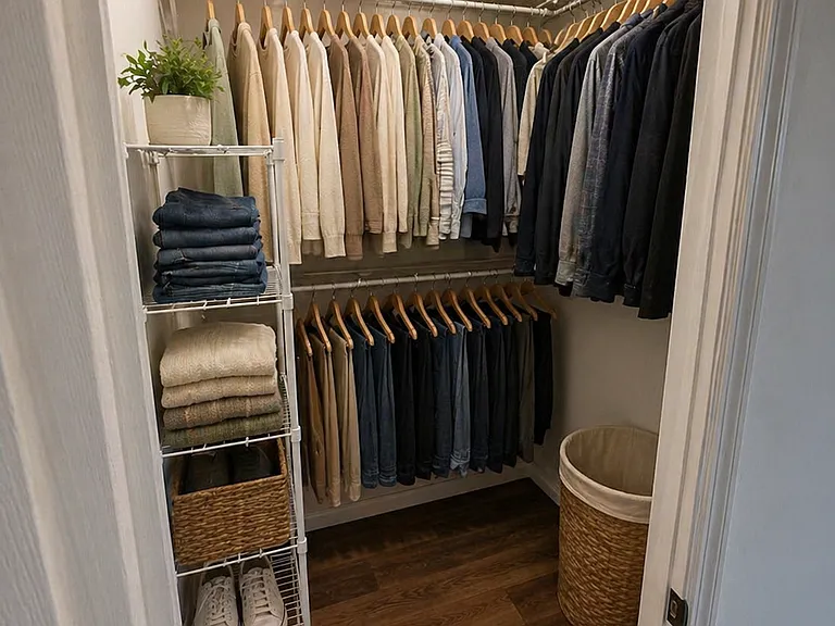 Large walk-in closet