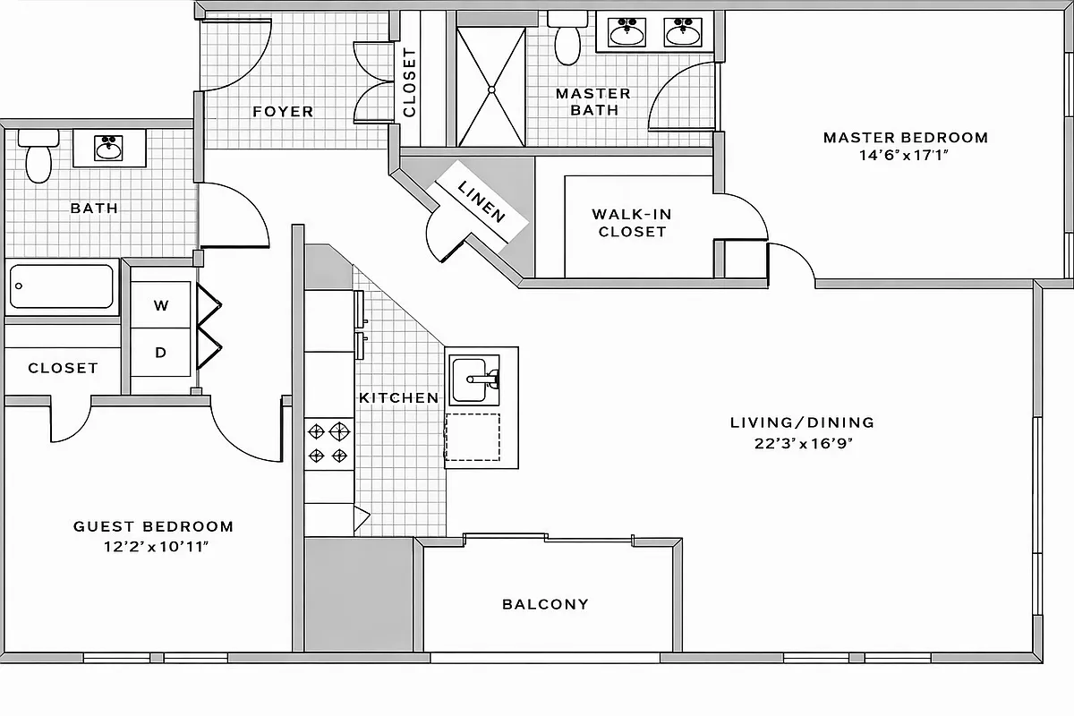Floor plan B6