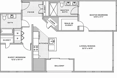 Floor plan B6