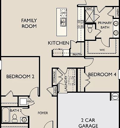 Cedars at Cane Ridge 55 Community - Equinox II Plan Image 1