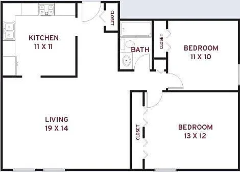 Floor plan Upgraded Meridian